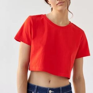 NWOT Urban Outfitters Box Cropped Tee Shirt